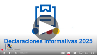 Vídeos explicativos Declaraciones informativas 2025
